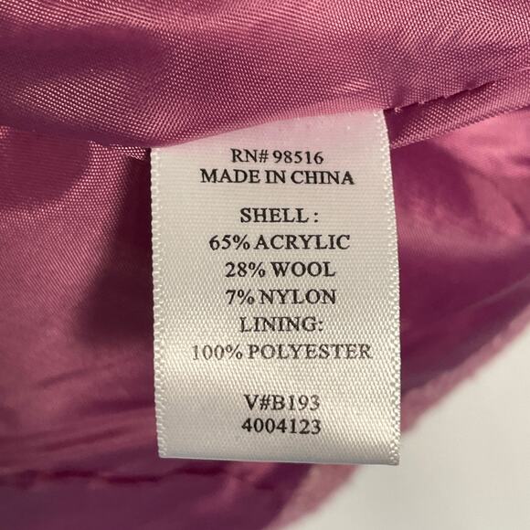 Coldwater Creek Herringbone Wool Tweed Vest Career Casual Preppy Classic Size 8 - Picture 6 of 8